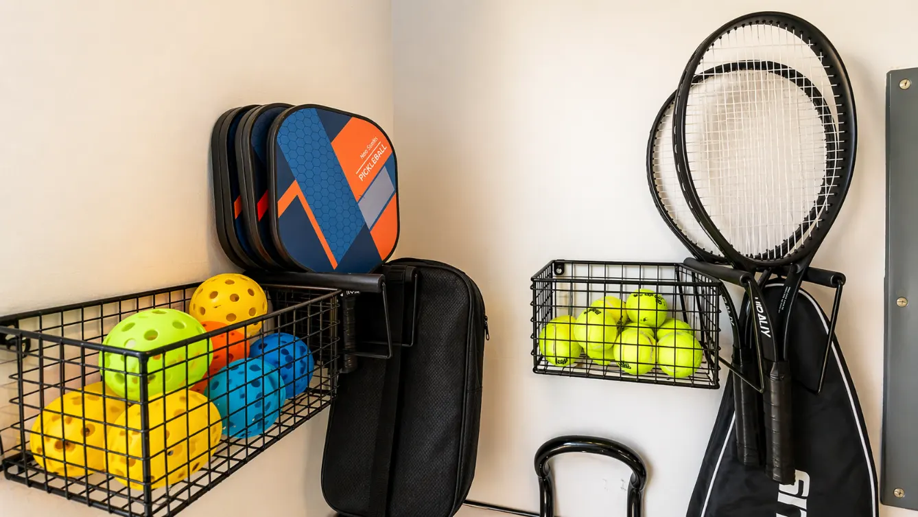 Pickleball and tennis paddles